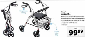 Lidl Andador promoção