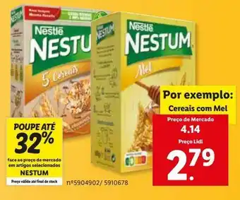 Lidl Nestum nestlé promoção