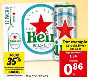 Lidl Cerveja heineken promoção