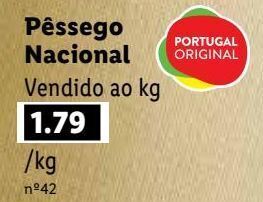 Lidl Pêssego promoção