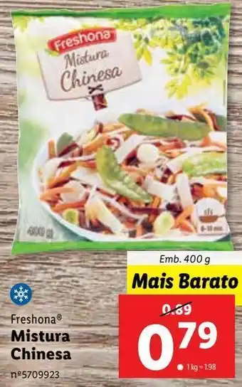 Lidl Salada chinesa promoção