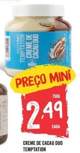 Minipreço Creme de chocolate promoção