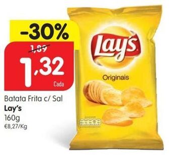 Minipreço Batata chips lay's promoção