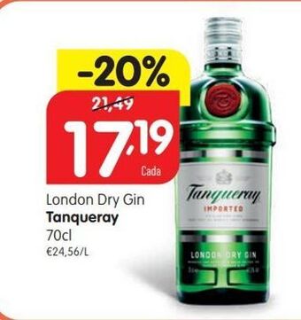 Minipreço Gin tanqueray promoção