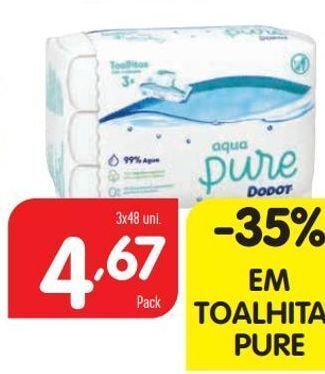 Minipreço Toalhas umedecidas dodot promoção