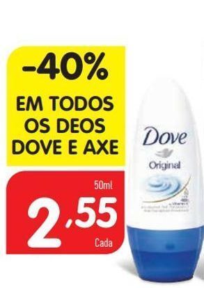 Minipreço Desodorizante dove promoção