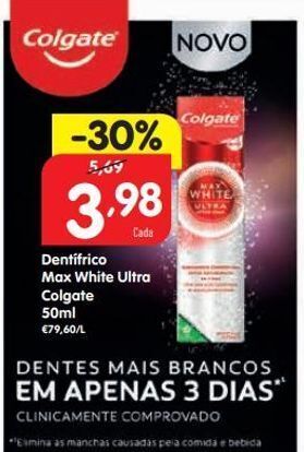 Minipreço Pasta de dentes colgate promoção
