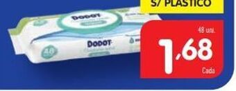 Minipreço Toalhas umedecidas dodot promoção