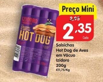 Minipreço Salsicha izidoro promoção