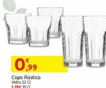 Auchan Copo rustico promoção