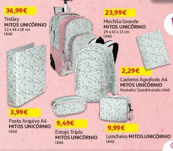 Auchan Mochila grande mitos promoção