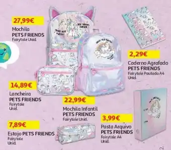 Auchan Estojo pets friends promoção