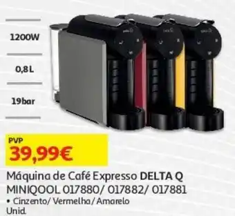 Auchan Maquina de café delta q promoção
