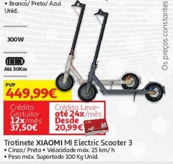 Auchan Trotinete xiaomi promoção