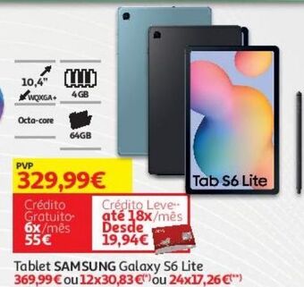 Auchan Tablet samsung promoção