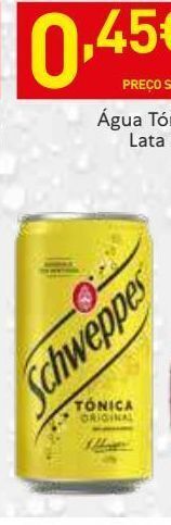 Recheio Água tônica schweppes promoção