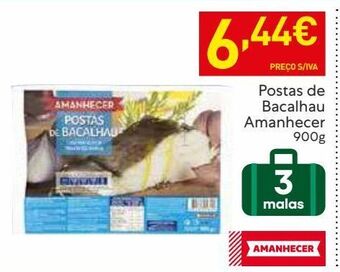 Recheio Bacalhau amanhecer promoção