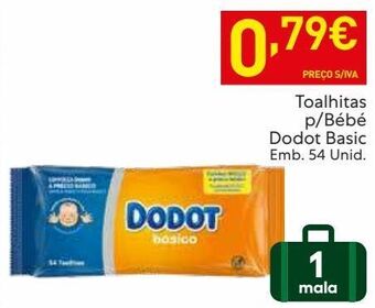 Recheio Toalhas umedecidas dodot promoção