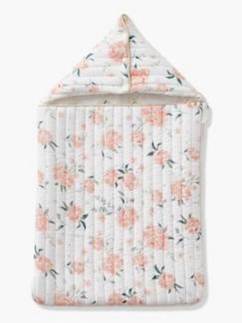 Vertbaudet Ninho em gaze de algodão, eau de rose - branco claro... promoção