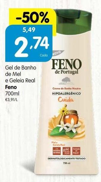 Minipreço Gel de banho feno promoção