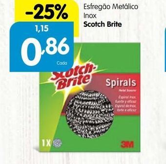 Esfregão scotch-brite