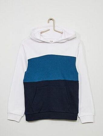 Kiabi Sweatshirt com capuz estilo color-block promoção
