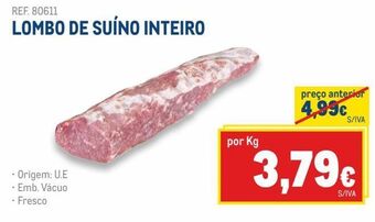 Makro Lombo suíno promoção