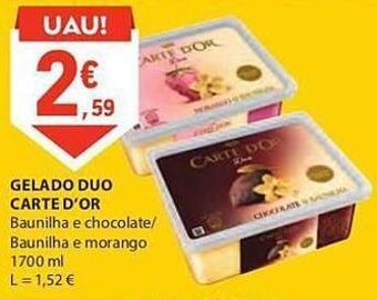 E.Leclerc Gelados carte d'or promoção