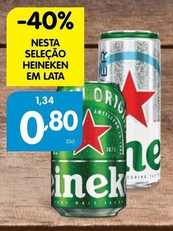 Minipreço Lata de cerveja heineken promoção
