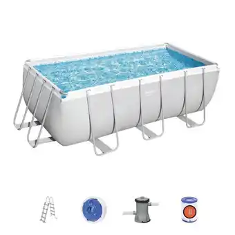 Decathlon Piscina power steel retangular 412x201x122 promoção