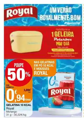 Intermarché Gelatina 10 KCAL Royal 31g promoção