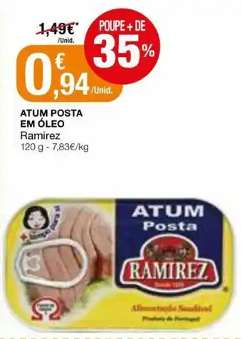 Intermarché Atum Posta em Óleo Ramirez 120g promoção