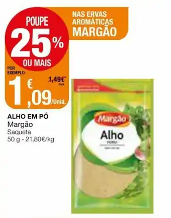 Alho em Pó Margão Saqueta 50g