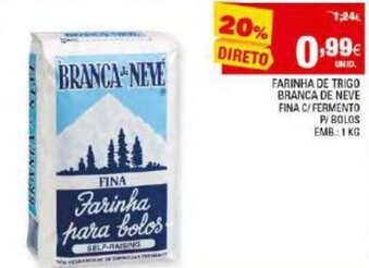 Continente Farinha de Trigo Branca de Neve 1Kg promoção