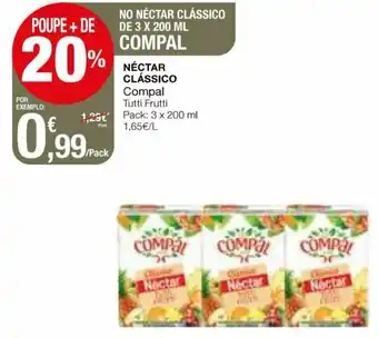 Intermarché Néctares Clássicos Compal 3x200ml promoção