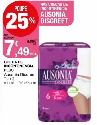 Intermarché Cueca de Incontinência Plus 8 Unid promoção