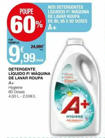 Intermarché Detergente Líquido P/Máquina de Lavar Roupa A+ promoção