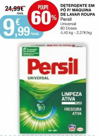 Intermarché Detergente em Pó Màquinar Roupa Persil 4,40kg promoção