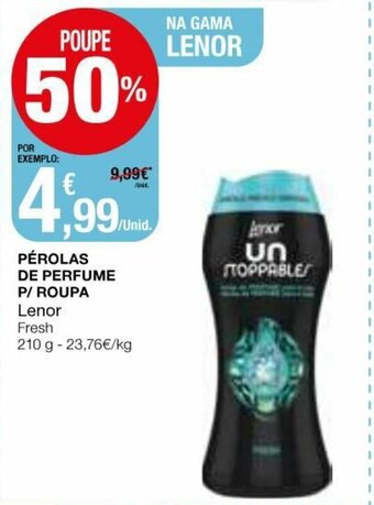 Intermarché Pérolas de Perfume P/Roupa Lenor 210g promoção
