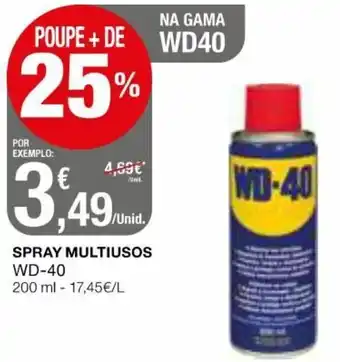 Spray Multiusos WD-40 200ml