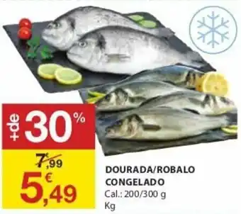 E.Leclerc Dourada /Robalo Congelado 200g/300g promoção