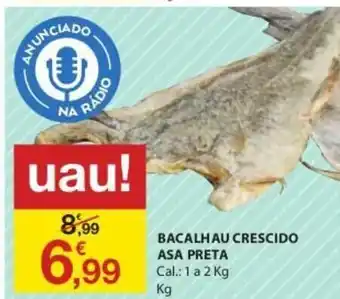 E.Leclerc Bacalhau Crescido Asa Preta 1 a 2 Kg promoção