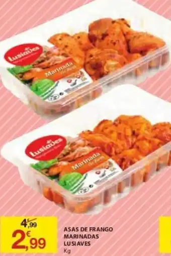Asas de Frango Marinadas Lu Aves