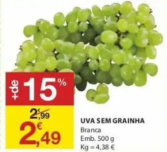E.Leclerc Uva sem Garainha Branca 500g promoção