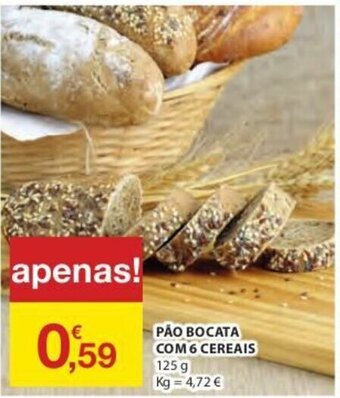 E.Leclerc Pão Bocata com 6 Cereais 125g promoção