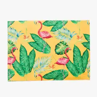 VIVA Individual flamingo amarelo 33x45cm promoção
