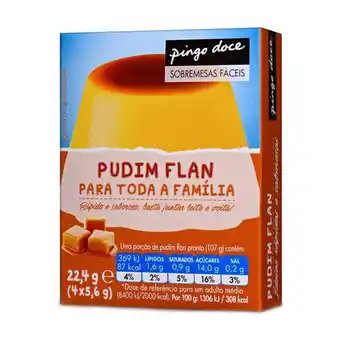 Pingo Doce Pudim flan pingo doce económico promoção