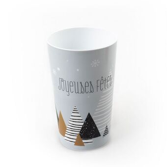 Copo reutilizável árvore de natal 33cl