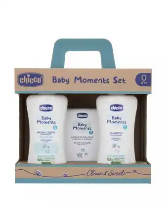 Prénatal Conjunto baby moments 1 banho corporal, shampoo, colônia - chicco promoção