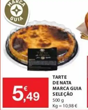 E.Leclerc Tarte de Nata Marca Guia Seleção 500g promoção